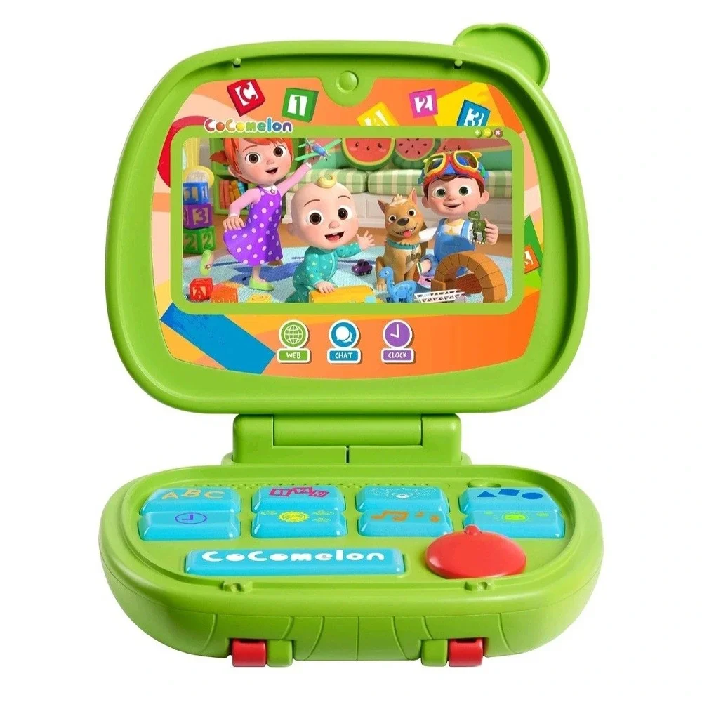 CoComelon Sing and Learn Laptop Toy for Kids, Lights, Sounds, and Music Encou...